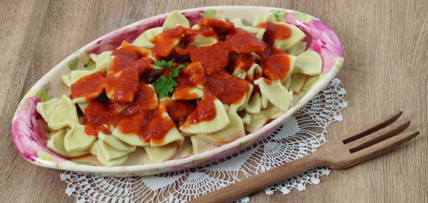 Foto da receita: Macarrão Orelhinha - Receita de família compartilhada por Joana Bambineti no projeto cultural da UNIFEBE.